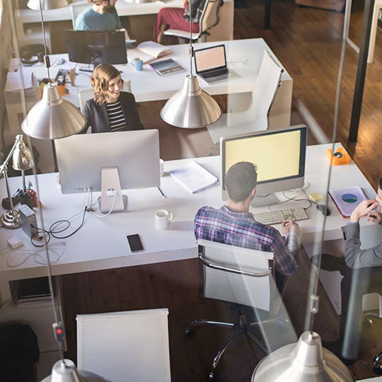Modern office arial