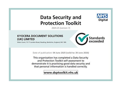 kduk-nhs-data-security-certificate