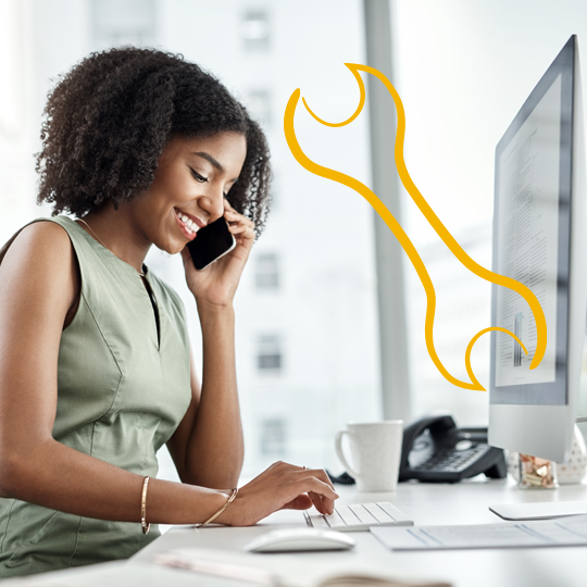 Managed IT service desk