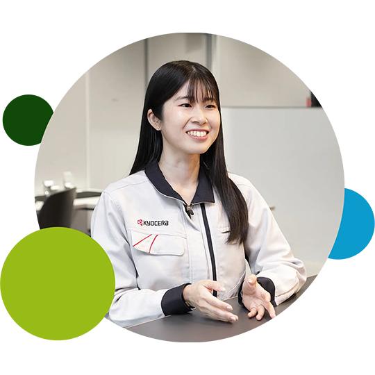 Rina Uenishi, corporate printing parts engineering, Kyocera Document Solutions Rina Uenishi