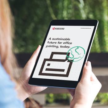 A sustainable future for office printing, today.