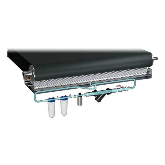 Circulating Belt Cleaning System Reduces Water Consumption to the Utmost Circulating Belt Cleaning System Reduces Water Consumption to the Utmost