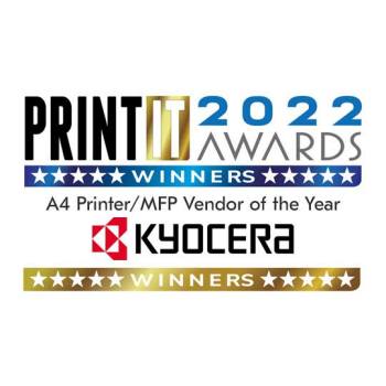 Print IT Awards 2022 - Kyocera win